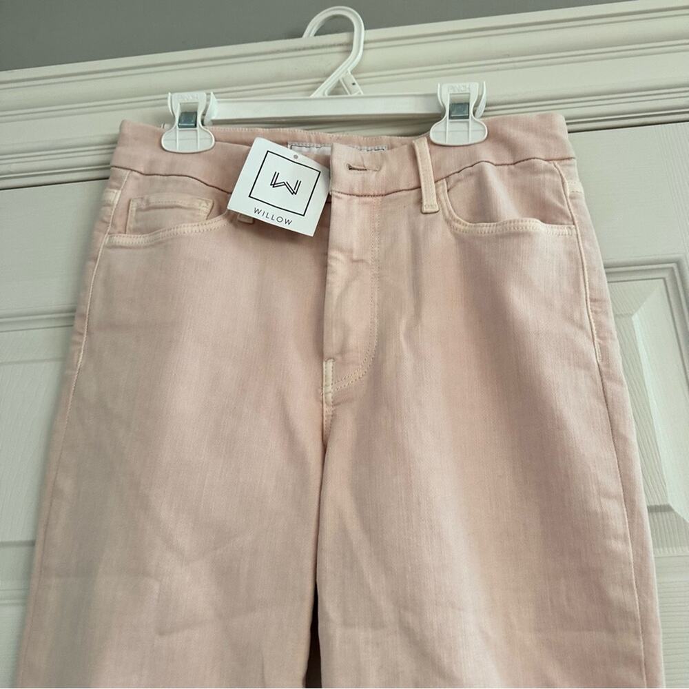 NEW FRANK & EILEEN Sligo Skinny Jean Ballet Pink Preppy Minimalist Classic Sz 27 - Picture 7 of 12
